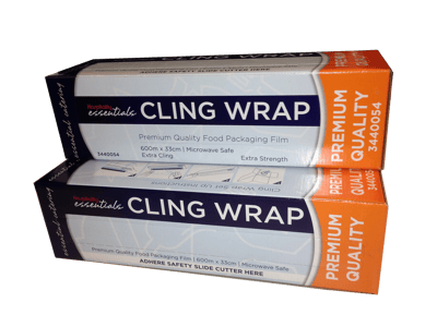 Industrial cling shop film wrapping